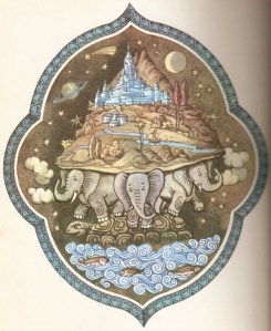 elephant on tortoise